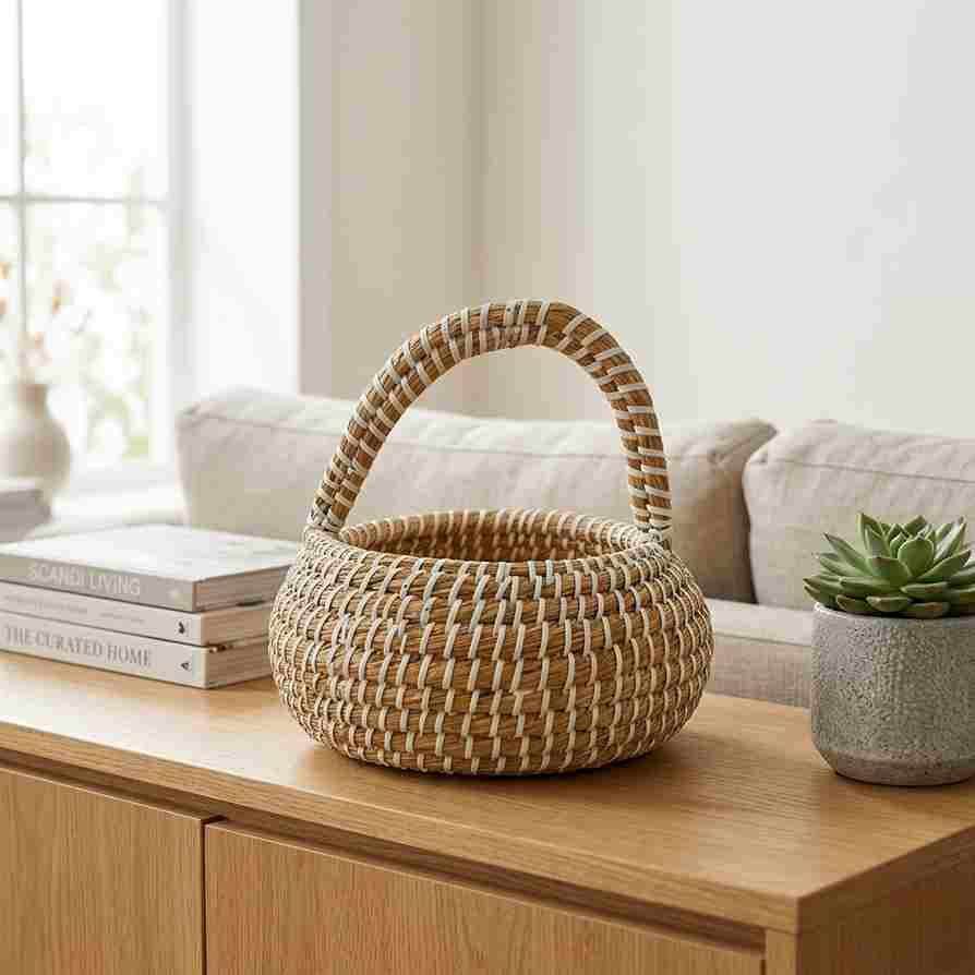handcrafted basket handcrafted basket