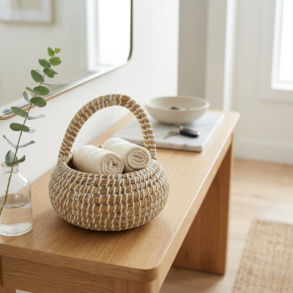 handcrafted basket handcrafted basket
